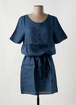 Rochie scurtă mâneci scurte mâneci scurte albastru LE BOUDOIR D'EDOUARD femeie