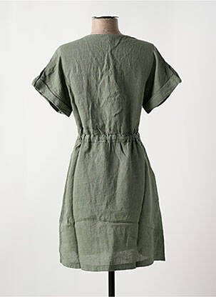 Rochie scurtă mâneci scurte mâneci scurte verde LE BOUDOIR D'EDOUARD femeie