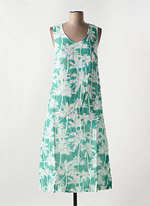 Rochie midi fără mâneci fără mâneci verde LE BOUDOIR D'EDOUARD femeie