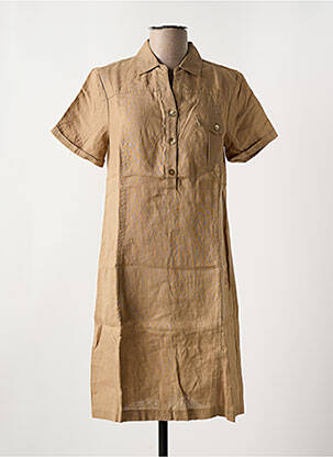 Rochie midi maro LE BOUDOIR D'EDOUARD femeie