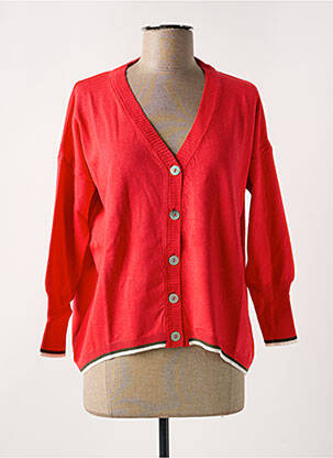 Vestă cu mâneci lungi roșu LE BOUDOIR D'EDOUARD femeie