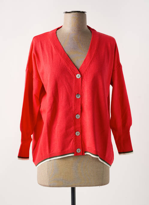 Vestă cu mâneci lungi roșu LE BOUDOIR D'EDOUARD femeie