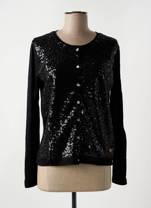 Vestă cu mâneci lungi negru LE BOUDOIR D'EDOUARD femeie