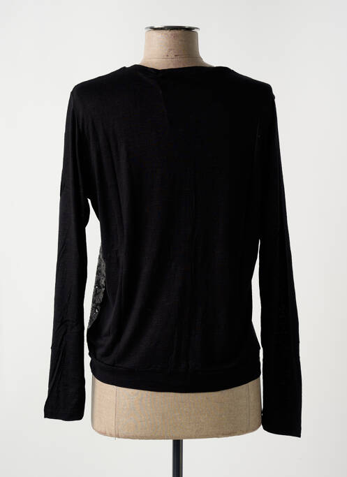 Vestă cu mâneci lungi negru LE BOUDOIR D'EDOUARD femeie
