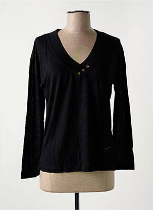 Tricou mâneci lungi mâneci lungi negru LE BOUDOIR D'EDOUARD femeie