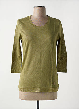 Tricou mâneci 3/4 mâneci 3/4 verde LE BOUDOIR D'EDOUARD femeie