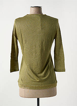 Tricou mâneci 3/4 mâneci 3/4 verde LE BOUDOIR D'EDOUARD femeie