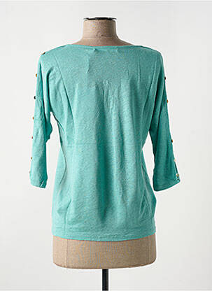Tricou mâneci 3/4 mâneci 3/4 verde LE BOUDOIR D'EDOUARD femeie