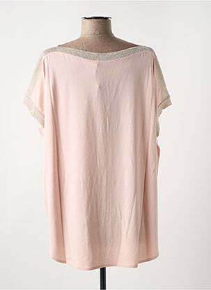 Tricou elasticitate mâneci scurte roz LE BOUDOIR D'EDOUARD femeie