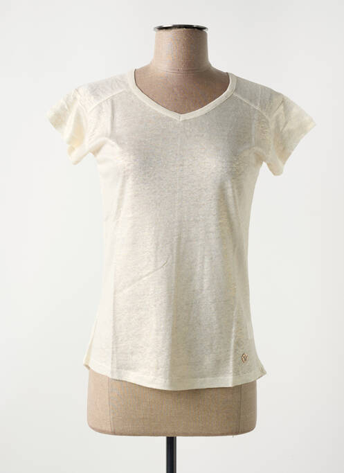 Tricou bej LE BOUDOIR D'EDOUARD femeie