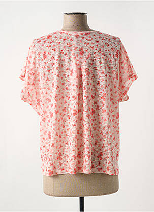 Tricou croială dreaptă mâneci scurte roz LE BOUDOIR D'EDOUARD femeie