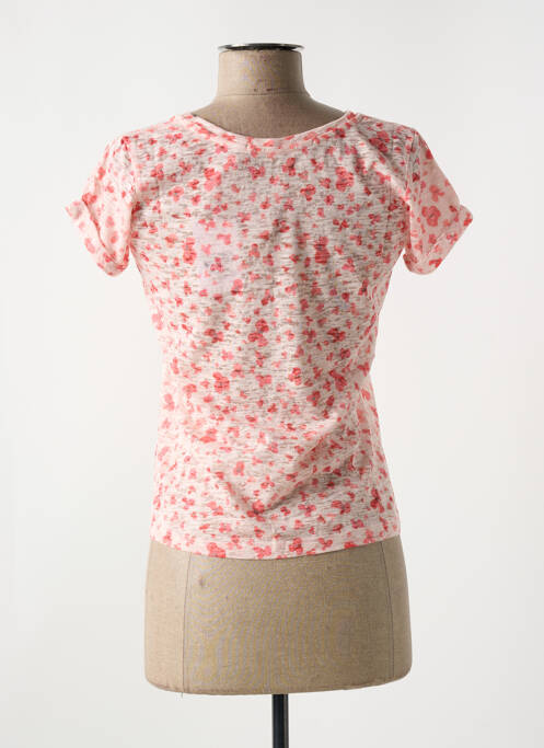 Tricou croială cambrată mâneci scurte roz LE BOUDOIR D'EDOUARD femme