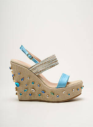 Sandale/Pantofi decupați albastru EDDICUOMO femeie