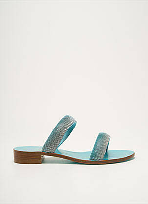 Mulete/Saboți albastru EDDICUOMO femeie