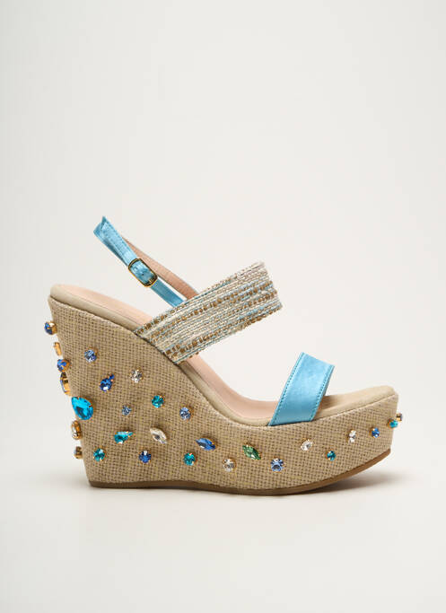 Sandale/Pantofi decupați albastru EDDICUOMO femeie