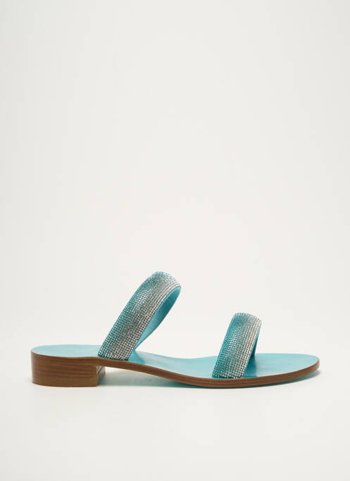 Mulete/Saboți albastru EDDICUOMO femeie