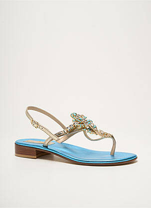 Șlapi albastru MODA POSITANO femeie