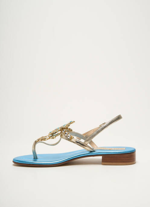 Șlapi albastru MODA POSITANO femeie