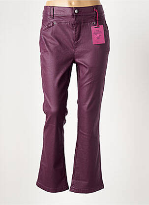 Pantalon evazat elasticitate talie înaltă violet STREET ONE femeie