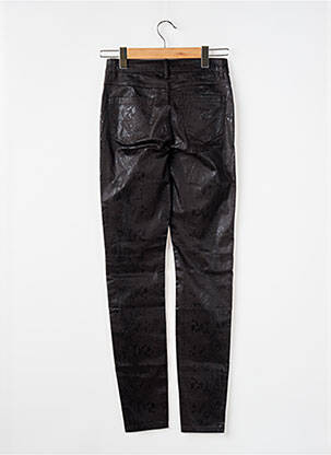 Pantalon slim țesătură acoperită mărime normală negru GEISHA femeie