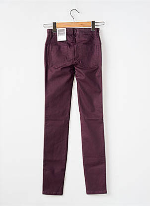 Pantalon slim țesătură acoperită mărime normală violet STREET ONE femeie