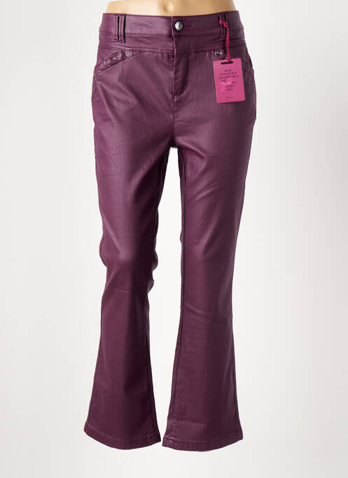 Pantalon evazat violet STREET ONE femeie