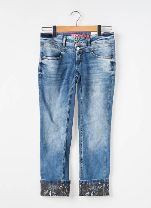 Blugi cu croială slim albastru STREET ONE femeie