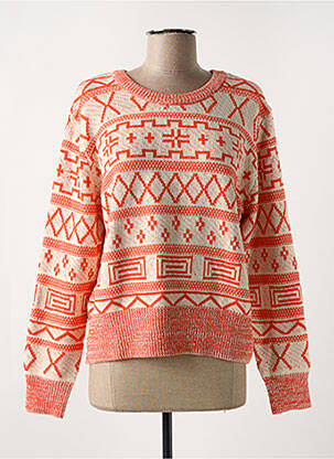 Pulover portocaliu ICHI femeie