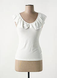 Tricou elasticitate mâneci scurte bej MOLLY BRACKEN femeie