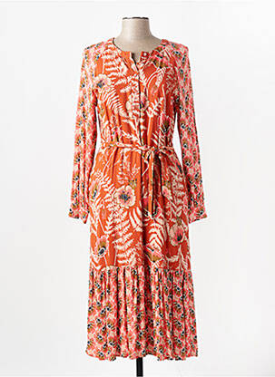 Rochie lungă portocaliu WHITE STUFF femeie