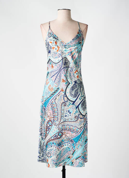 Rochie midi albastru FREEMAN T.PORTER femeie