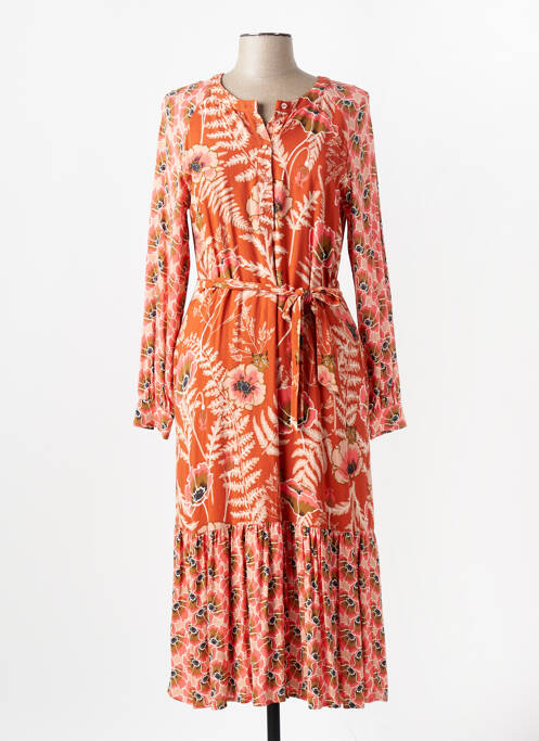 Rochie lungă portocaliu WHITE STUFF femeie