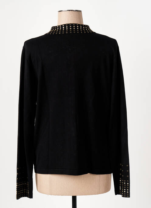 Vestă cu mâneci lungi negru LEO & UGO femeie