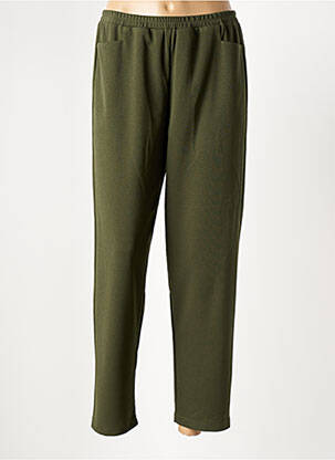 Pantalon slim verde FRANCK ANNA femeie