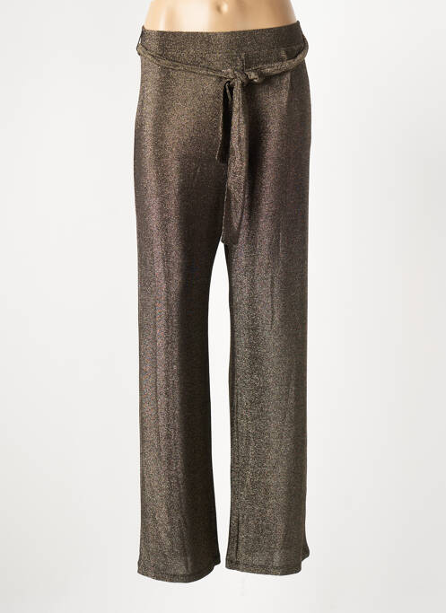 Pantalon larg mărime normală mărime normală auriu HBT femme