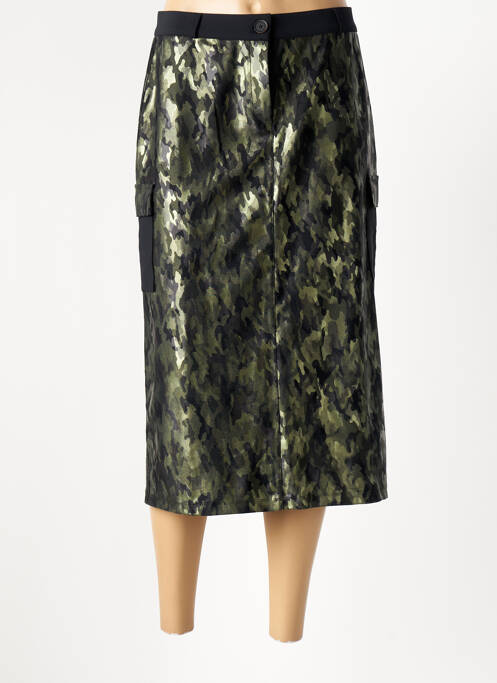 Fustă midi verde HBT femeie