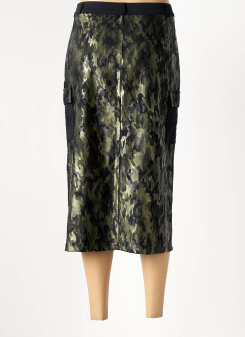 Fustă midi verde HBT femeie