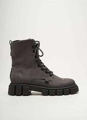 Botine/ghete nubuc toc de 4 la 6 cm gri KENNEL UND SCHMENGER femeie