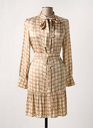 Rochie midi bej NENETTE femeie