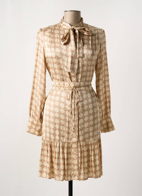 Rochie midi bej NENETTE femeie