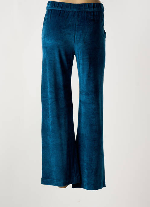 Pantalon larg albastru MAJESTIC FILATURES femeie