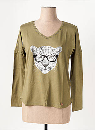 Tricou verde LE BOUDOIR D'EDOUARD femeie