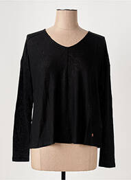 Tricou mâneci lungi mâneci lungi negru LE BOUDOIR D'EDOUARD femme