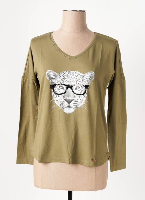 Tricou verde LE BOUDOIR D'EDOUARD femeie