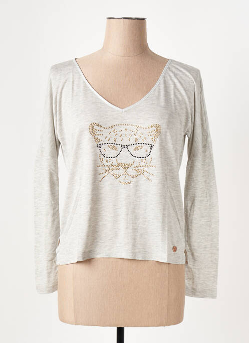 Tricou gri LE BOUDOIR D'EDOUARD femeie