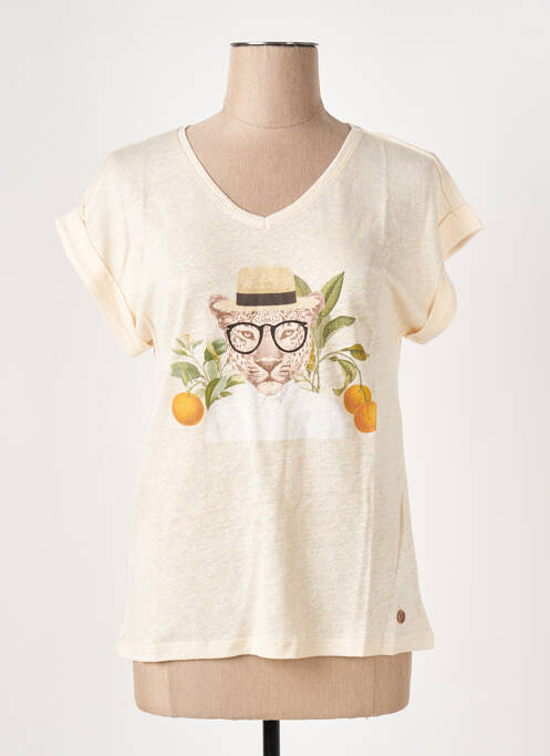 Tricou bej LE BOUDOIR D'EDOUARD femeie