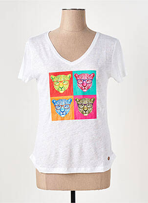 Tricou alb LE BOUDOIR D'EDOUARD femeie