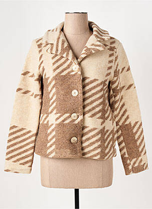 Palton scurt bej LE BOUDOIR D'EDOUARD femeie