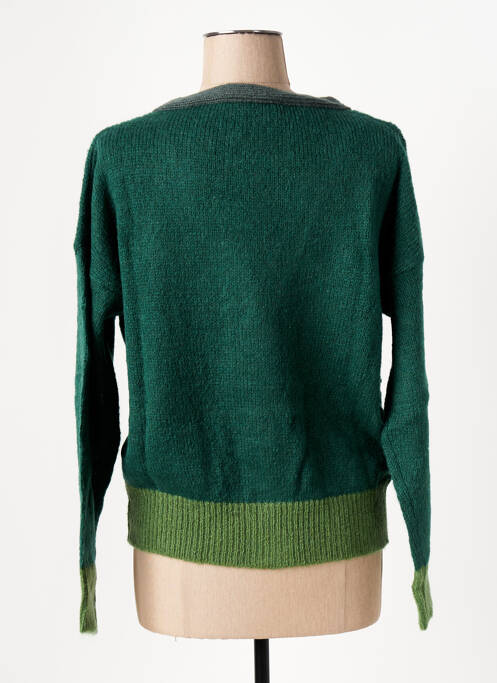 Vestă cu mâneci lungi verde LE BOUDOIR D'EDOUARD femeie