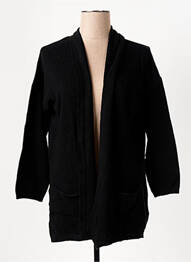 Vestă cu mâneci lungi elasticitate negru LE BOUDOIR D'EDOUARD femme